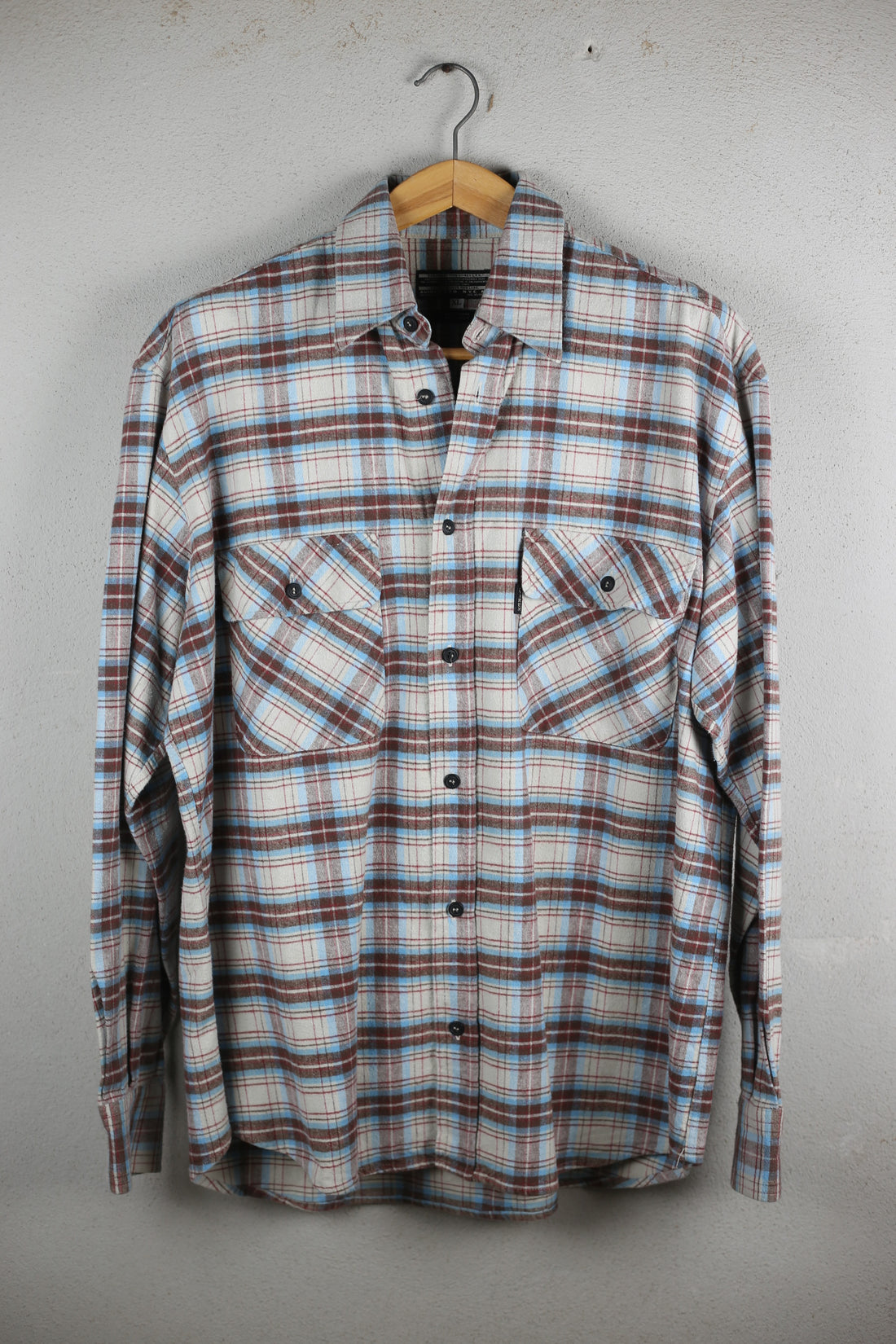 Plaid shirt -XL-