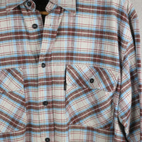 Plaid shirt -XL-