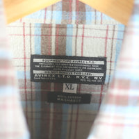 Plaid shirt -XL-
