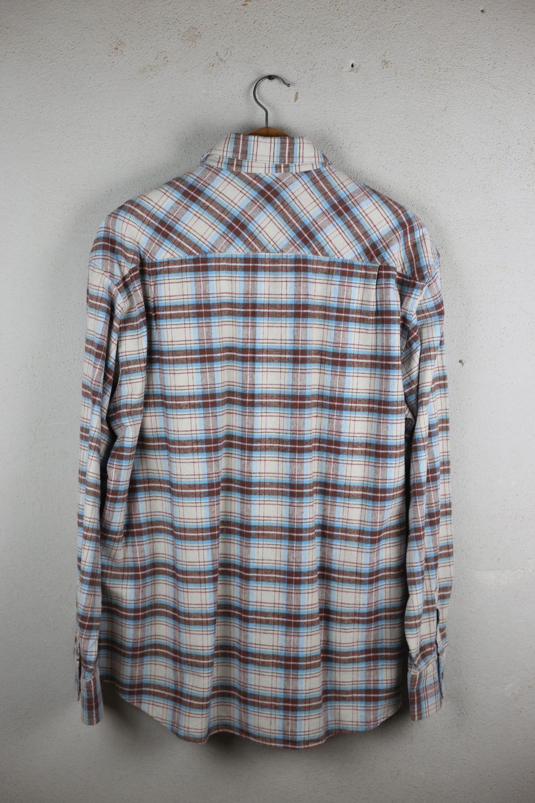 Plaid shirt -XL-