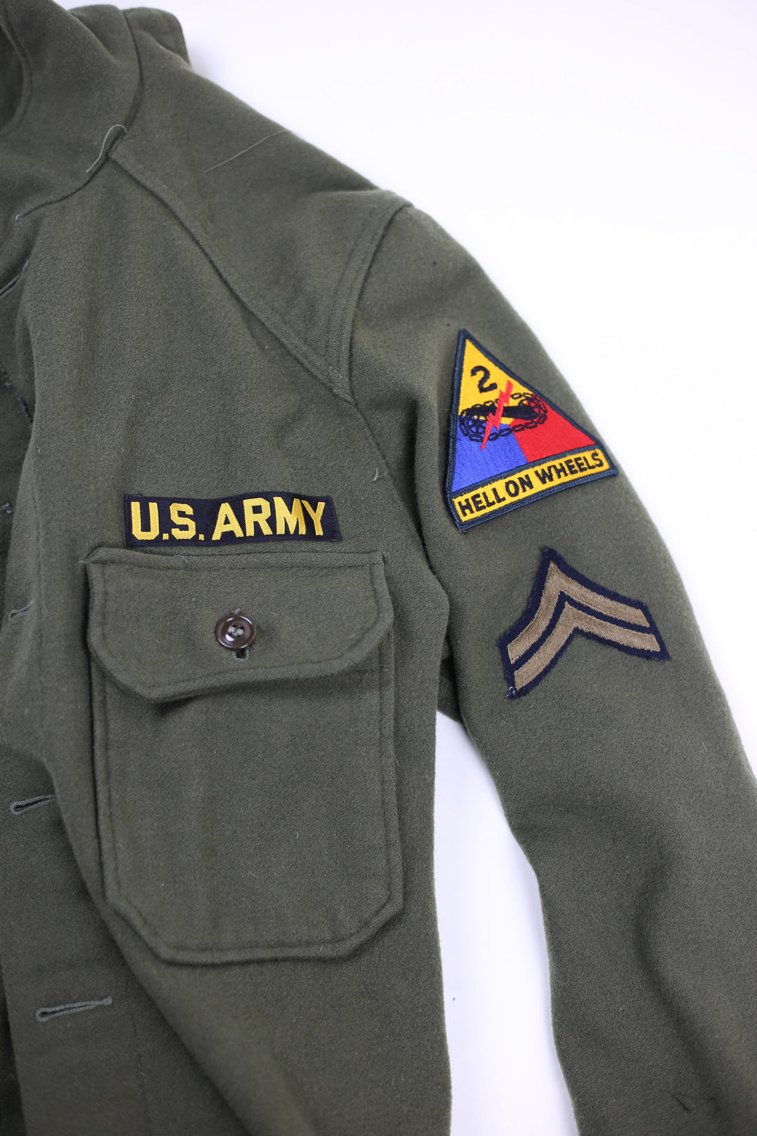 Camicia Og 108 US Army Korea era 1950s - L -