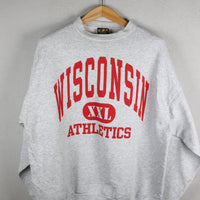 Felpa   WISCONSIN  MADE IN USA -  XL -