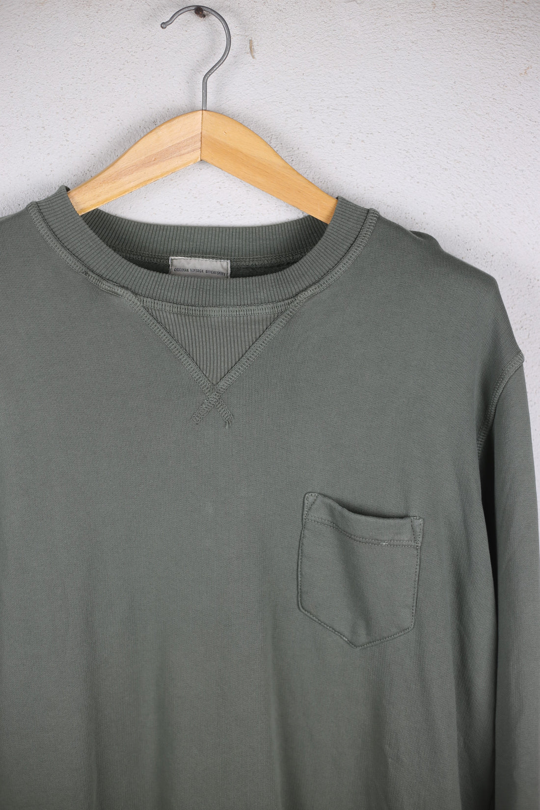 Felpa vintage con taschino  -L-