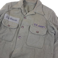 Og 108 Us Army 1950s shirt - L -