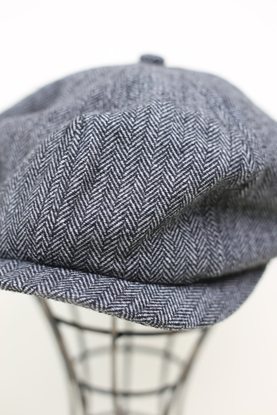 Newsboy cap with visor