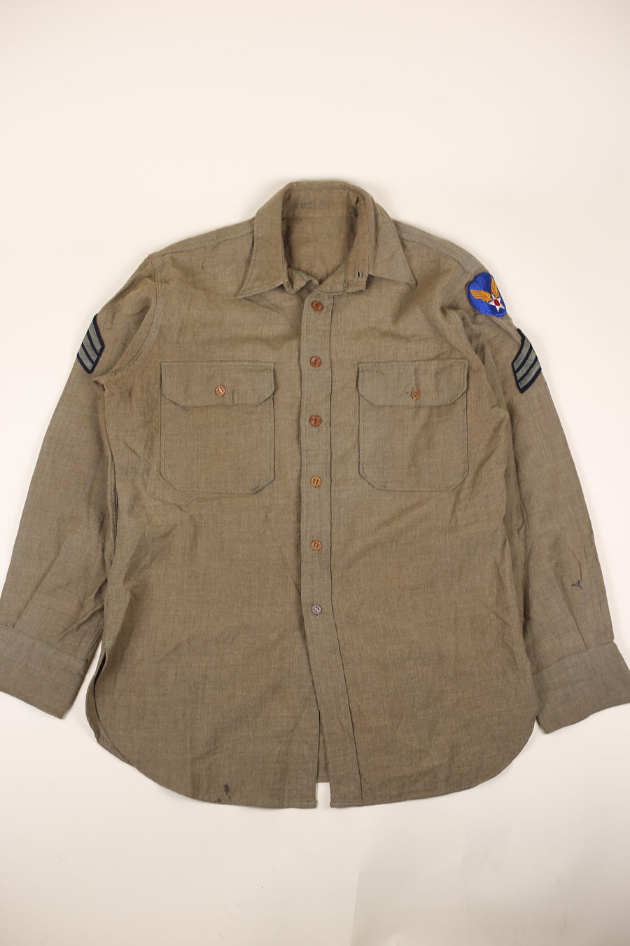 Us Army air force wool  Shirt ww2 1940s  - M -