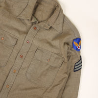 Us Army air force wool  Shirt ww2 1940s  - M -