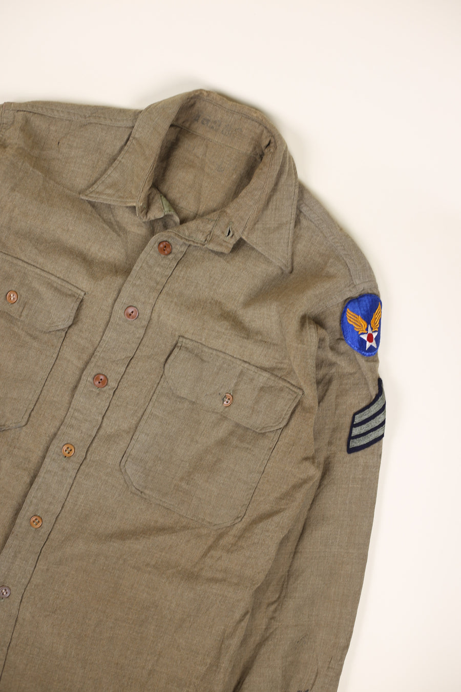 Us Army air force wool  Shirt ww2 1940s  - M -