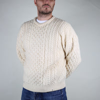 Aran sweater - L -