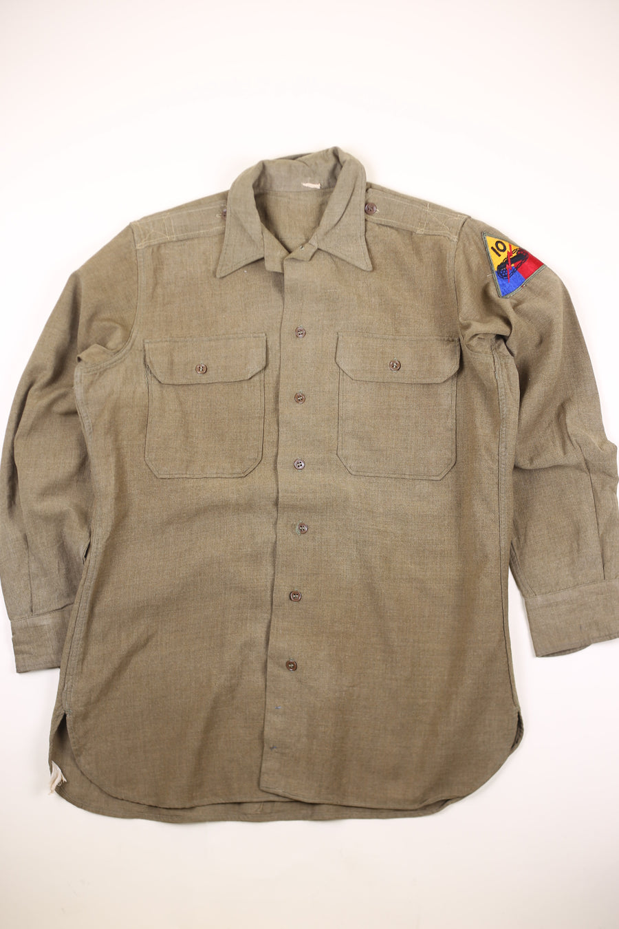 Us Army TANKER wool  Shirt ww2 1940s  - M -