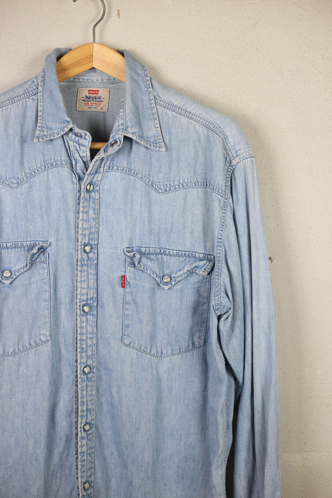 Camicia di jeans LEVIS   - L -
