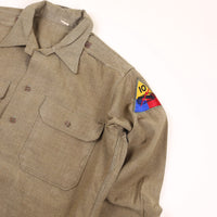 Us Army TANKER wool  Shirt ww2 1940s  - M -