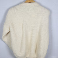 Aran cable cardigan donna -L -