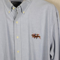 CAMICIA BUTTON DOWN RL   - XXL   -