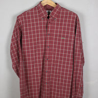 CAMICIA BUTTON DOWN LACOSTE    -  L   -