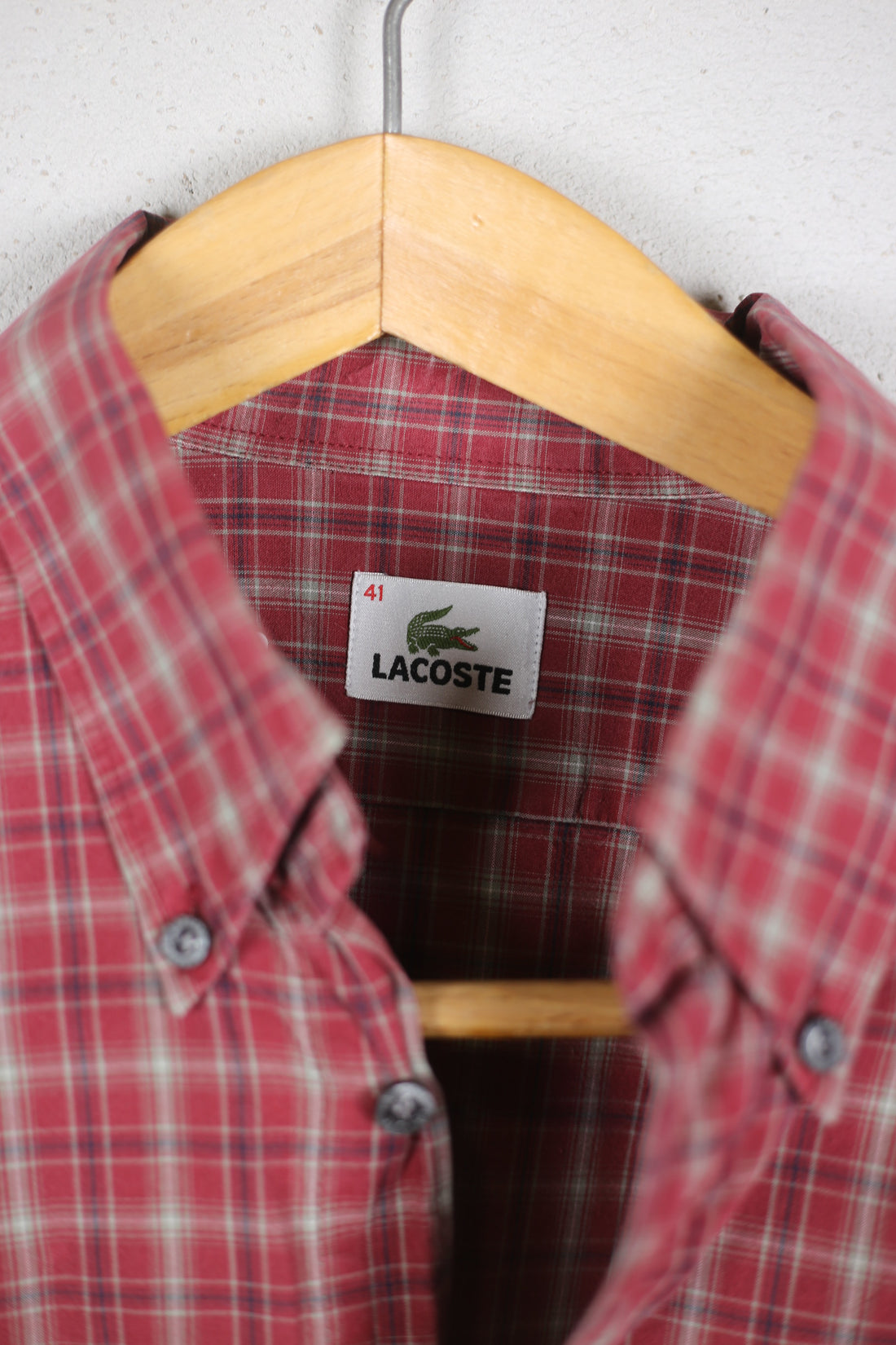 CAMICIA BUTTON DOWN LACOSTE    -  L   -