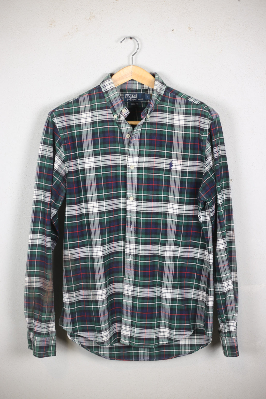 CAMICIA BUTTON DOWN RL    -  L   -