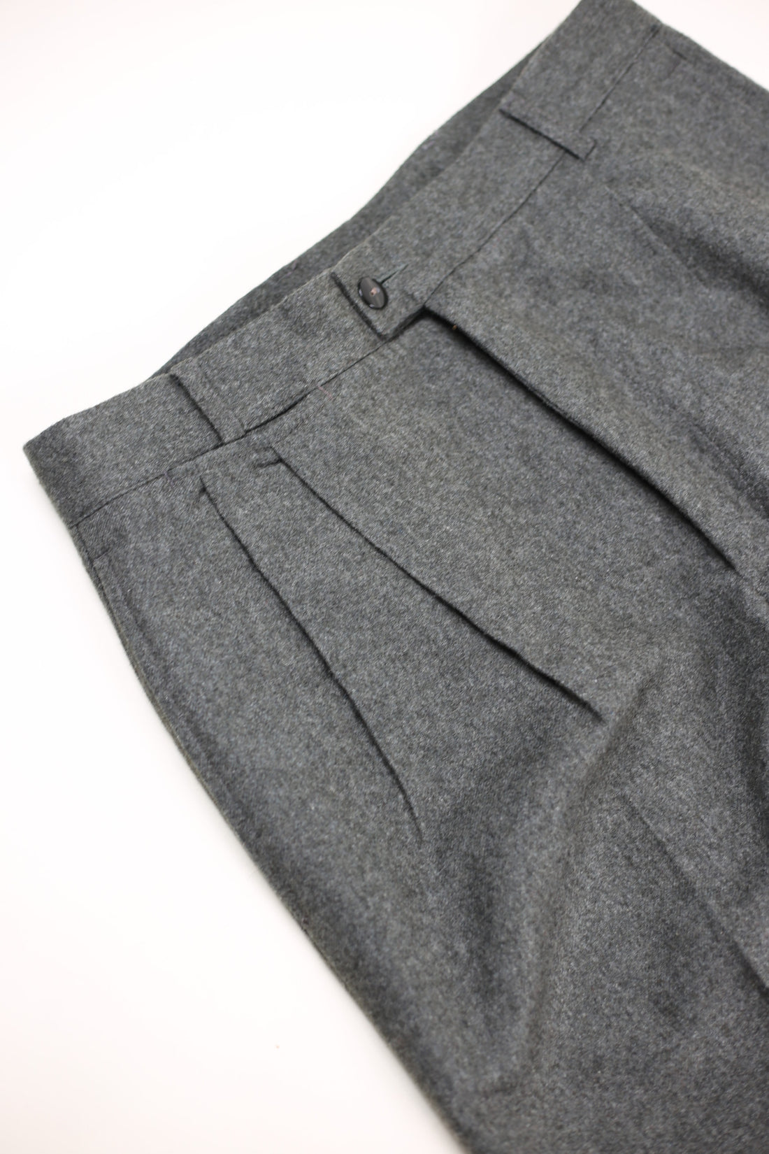 VINTAGE TAILORED WOOL TROUSERS WITH PENCE - W30 -