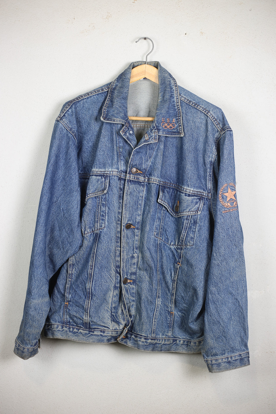 Denim Jacket Made in USA - XL-