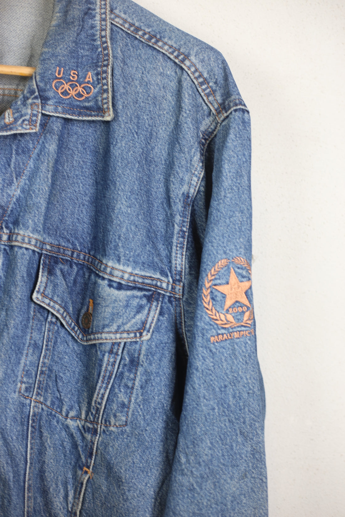 Denim Jacket Made in USA - XL-