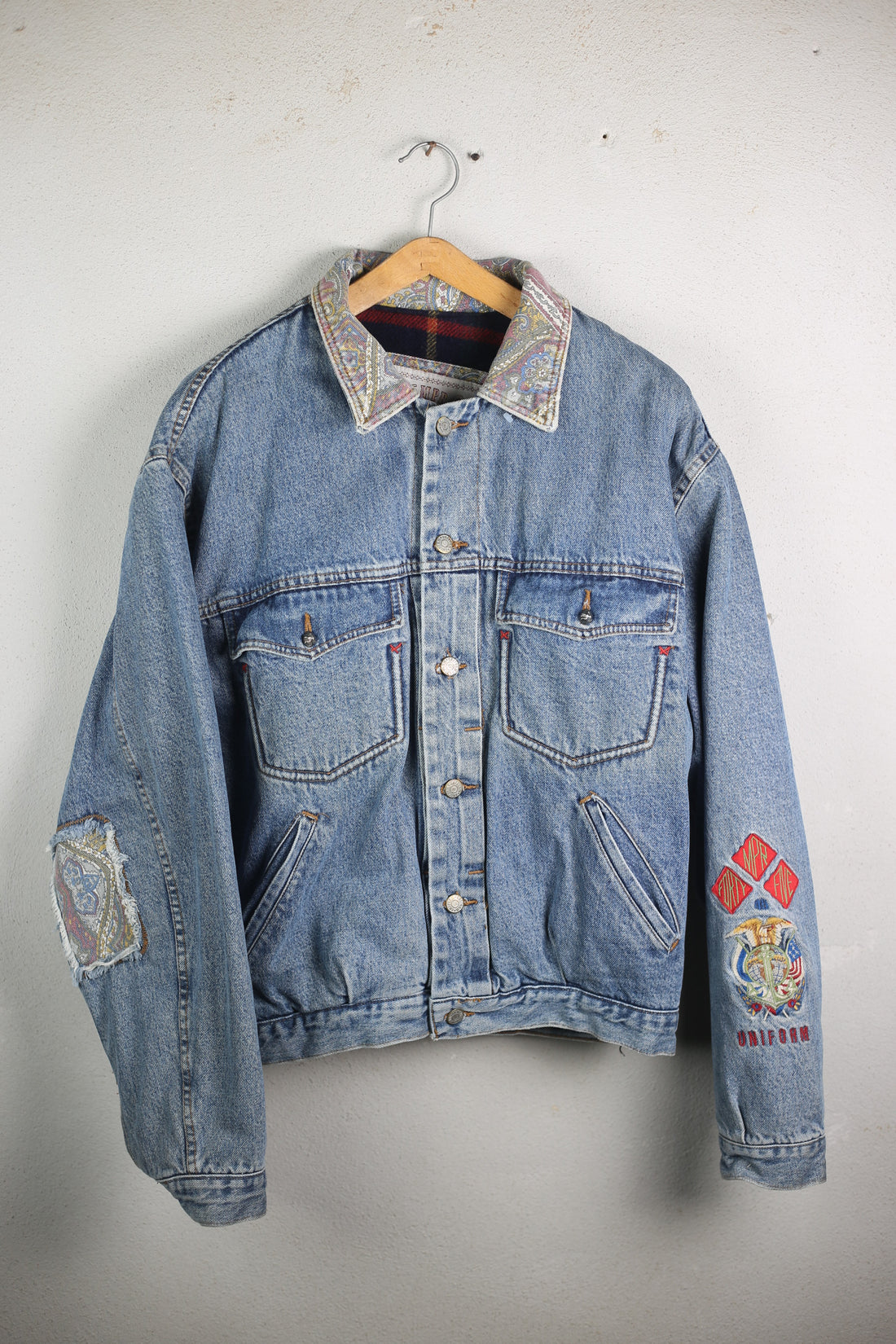 UNIFORM DENIM JACKET < L - XL >