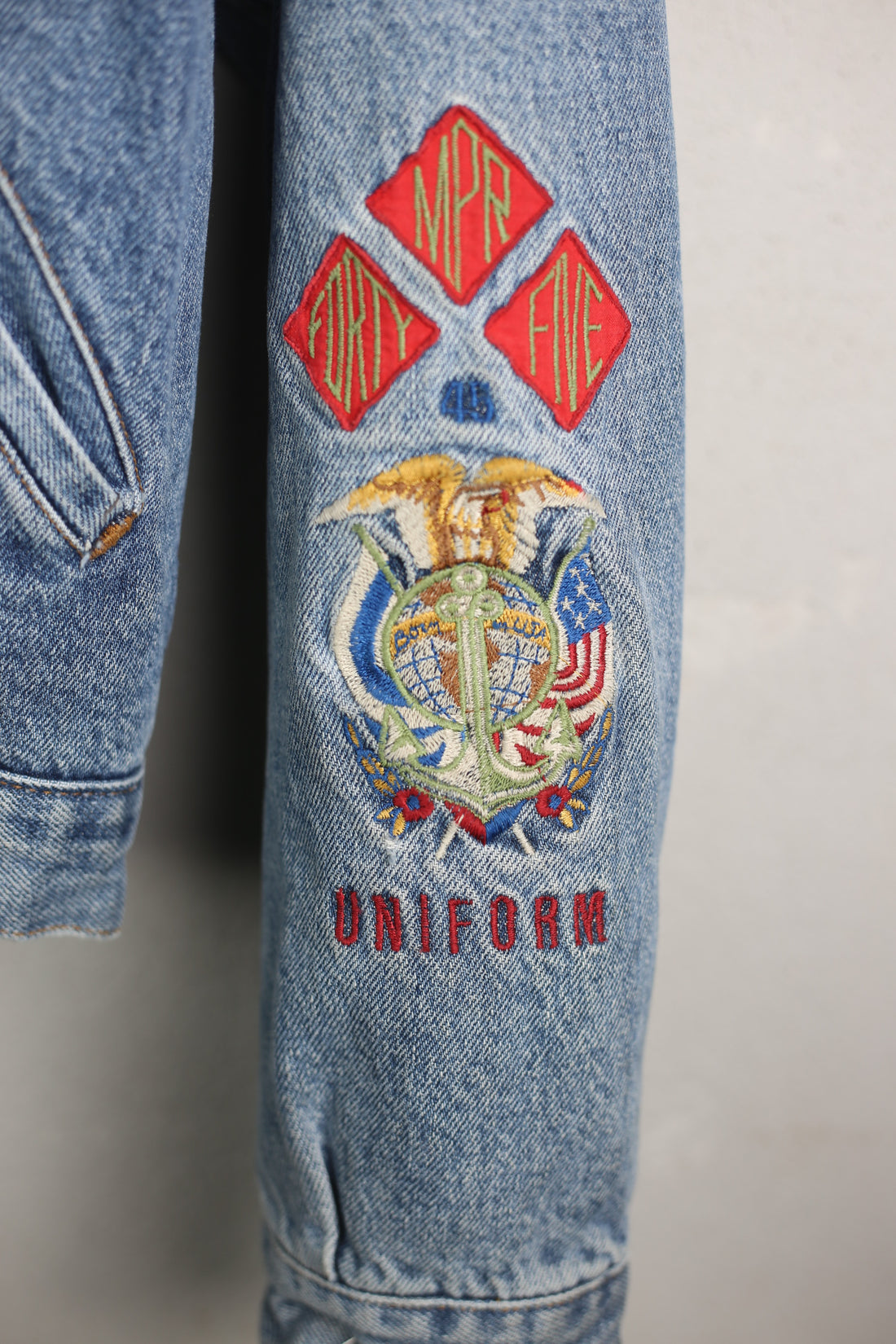UNIFORM DENIM JACKET < L - XL >
