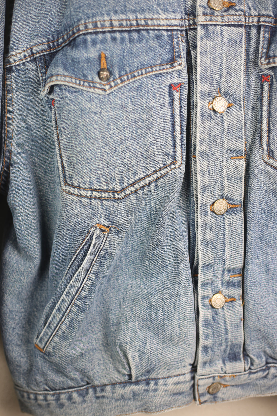 UNIFORM DENIM JACKET < L - XL >