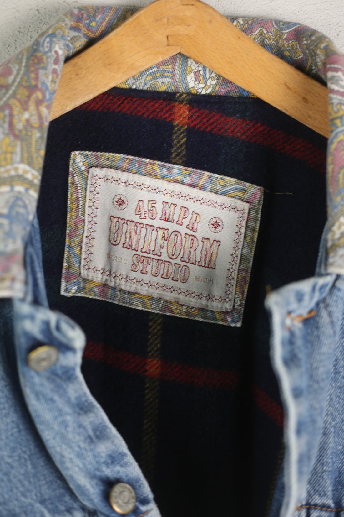 UNIFORM DENIM JACKET < L - XL >