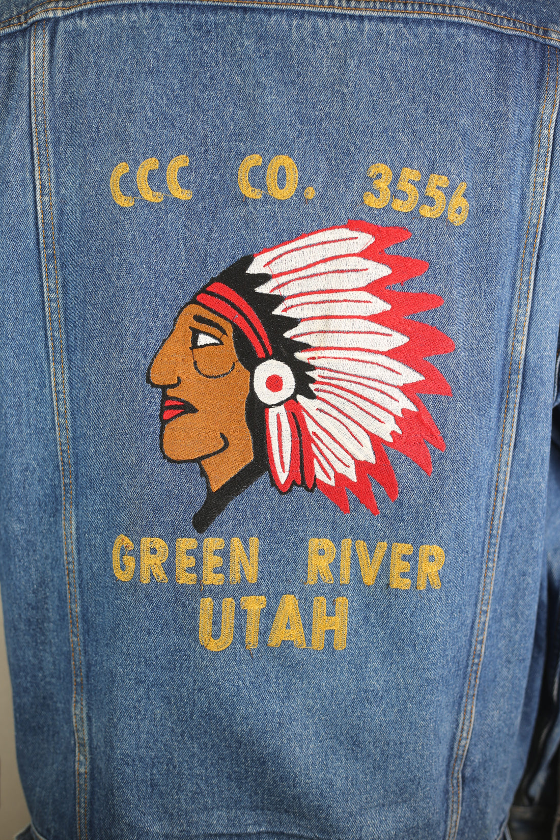 MARLBORO EMBROIDERED DENIM JACKET - XL