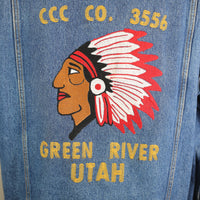 MARLBORO EMBROIDERED DENIM JACKET - XL