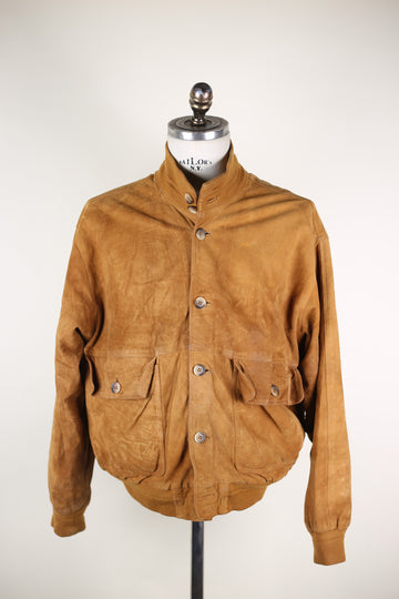 Real leather reindeer jacket - M -