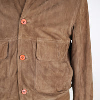 Real leather reindeer jacket - M -