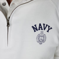 Us Navy Halph zip raglan sweatshirt