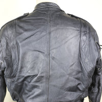 Giacca chiodo  in pelle vintage  -  M  -