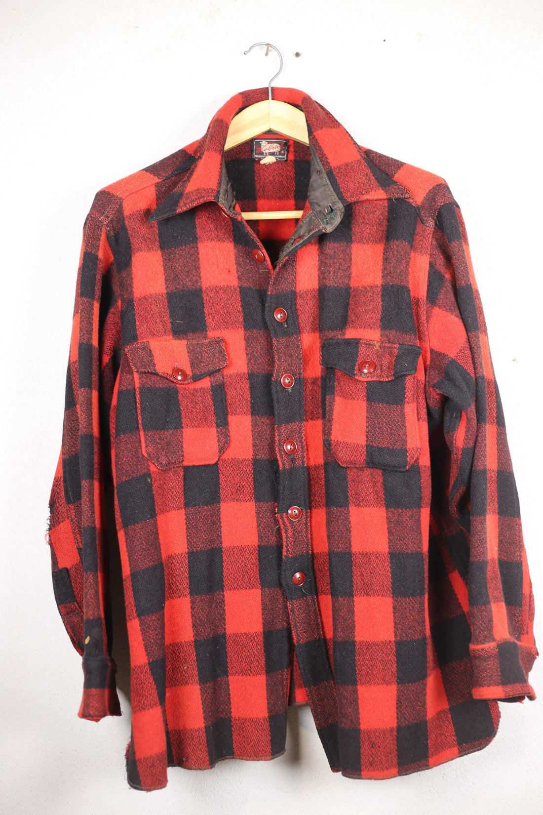 CAMICIA WOOLRICH  BUFFALO MADE IN USA   - L -