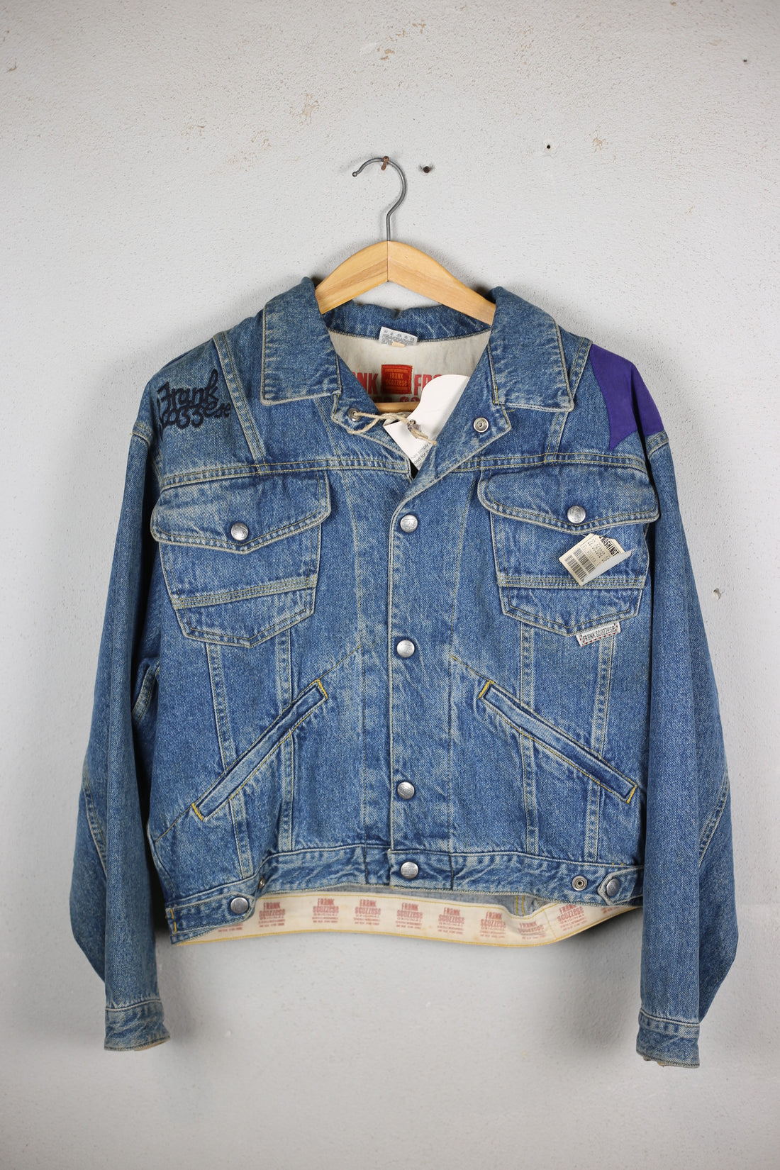 GIACCA DI JEANS FRANK SCOZZESE     -  L -