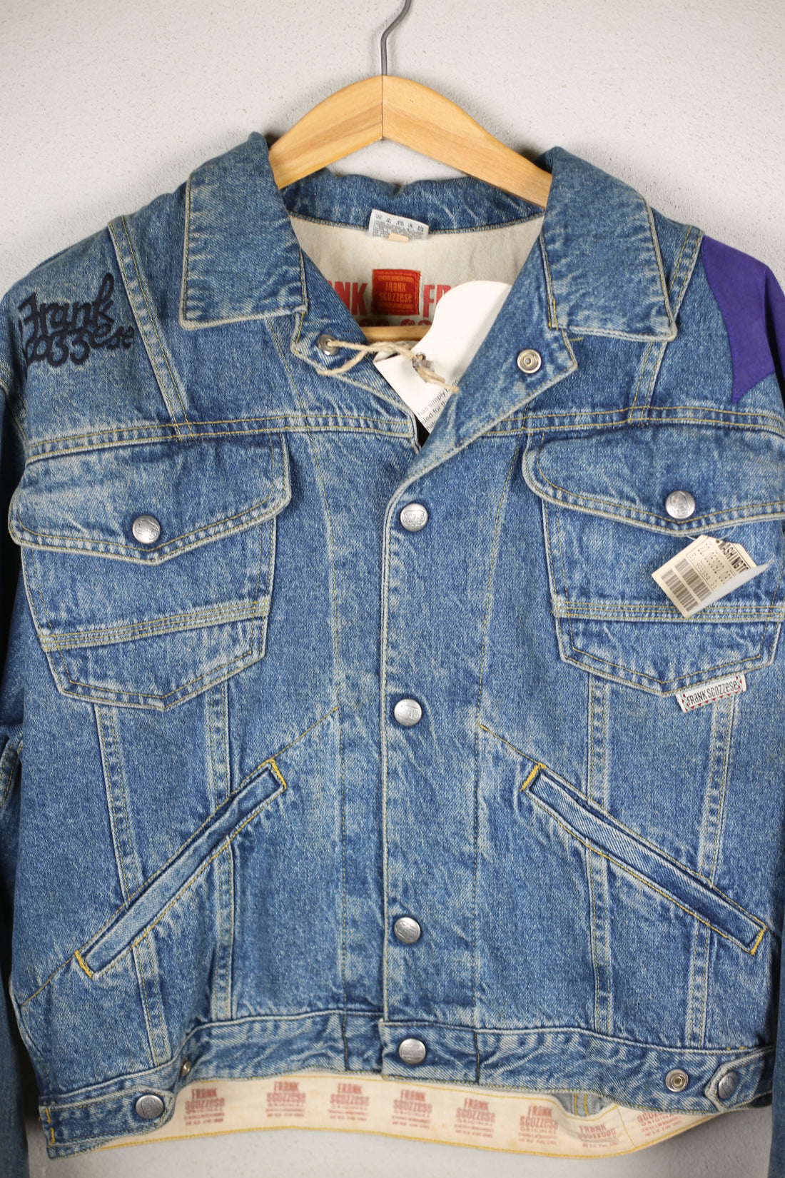 GIACCA DI JEANS FRANK SCOZZESE     -  L -