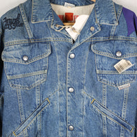 GIACCA DI JEANS FRANK SCOZZESE     -  L -