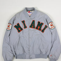 Vintage Miami Hurricanes Bomber - L -