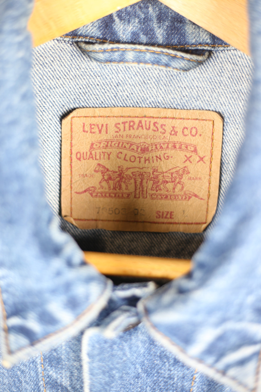 GIACCA DI JEANS  LEVIS  - L  -