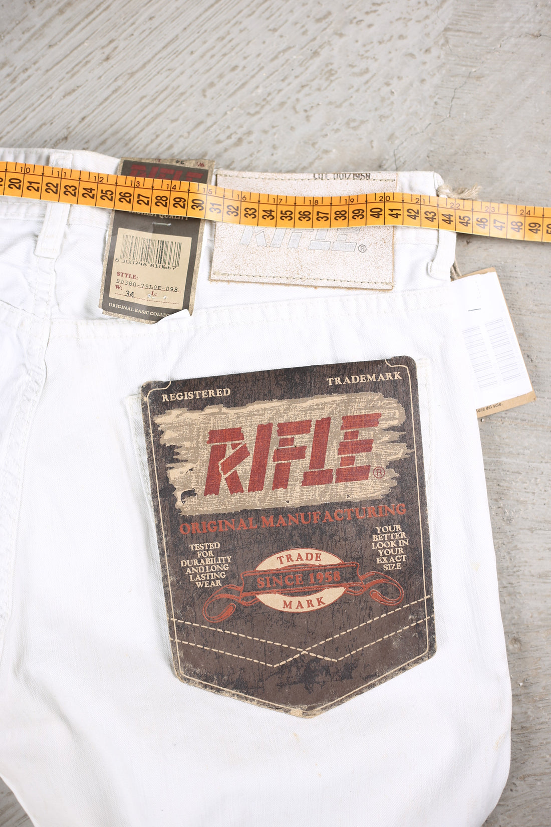 RIFLE JEANS DEADSTOCK    - W34- 48 it -
