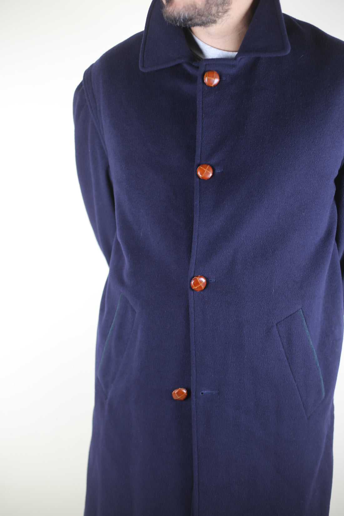 LODEN LANA VERGINE vintage - XL -