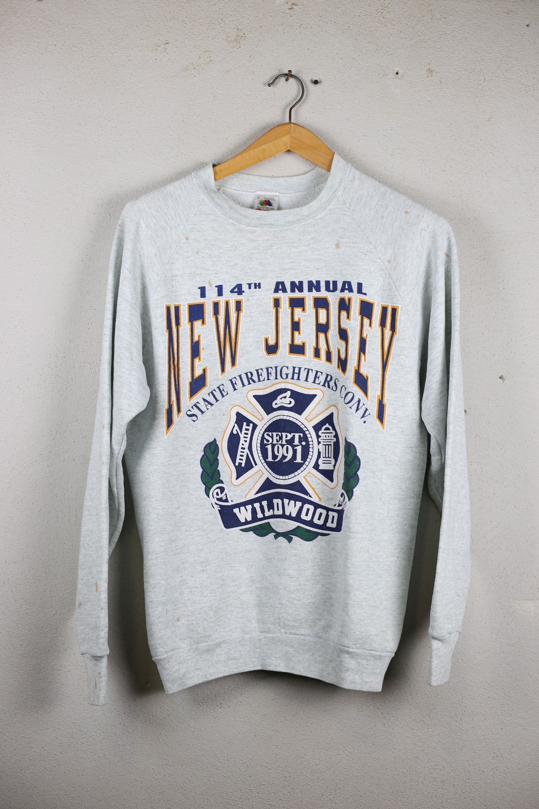 Felpa  NEW JERSEY MADE IN USA -L-