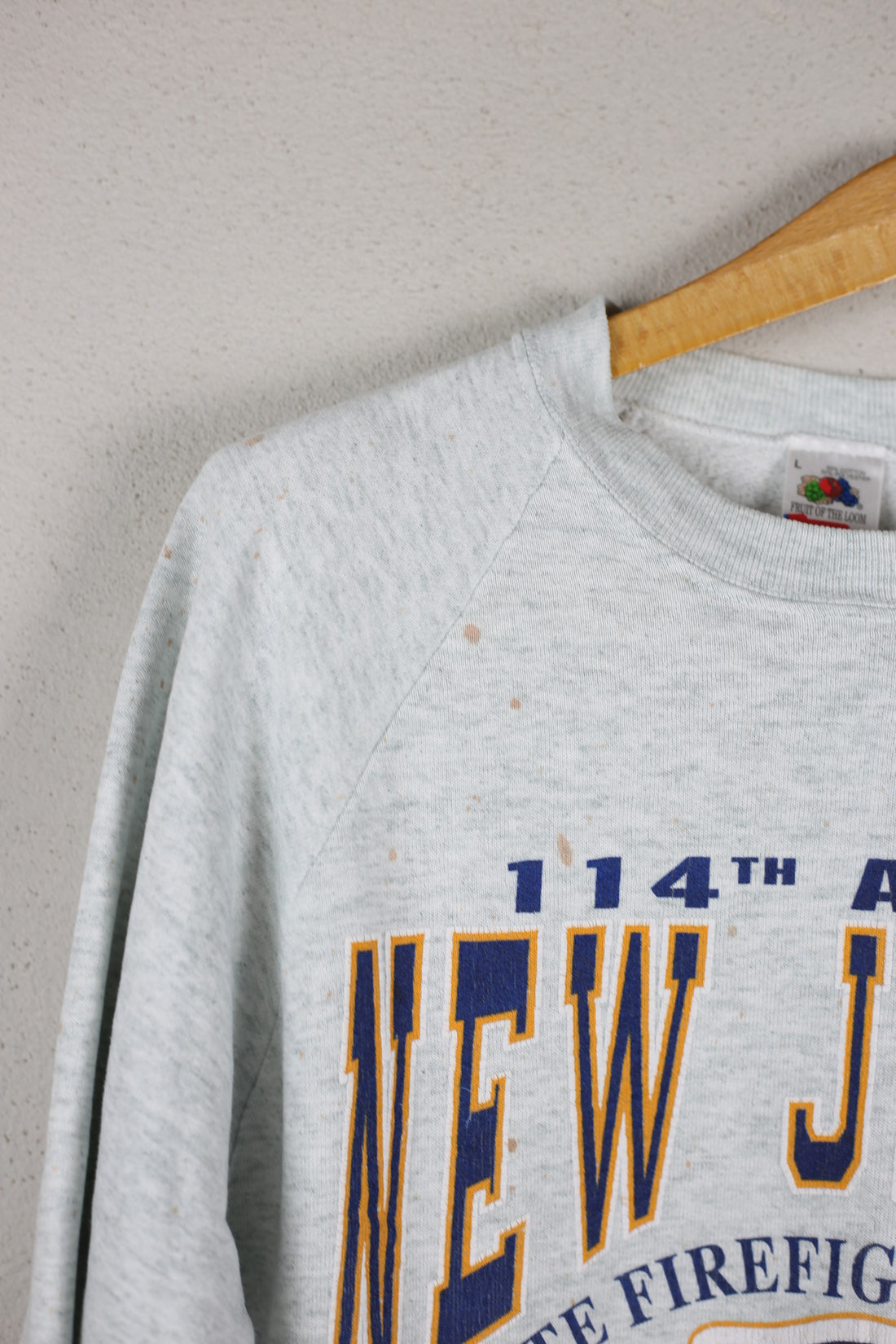 Felpa  NEW JERSEY MADE IN USA -L-