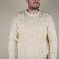 ARAN JUMPER - L -