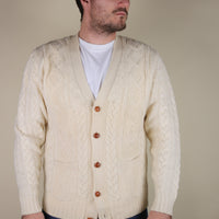 CARDIGAN ARAN - L -