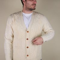 CARDIGAN ARAN - L -