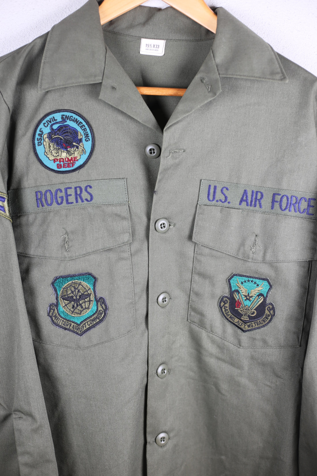 Camicia Og 507 Us AIR FORCE  ( PERSONALIZZABILE )   - M -