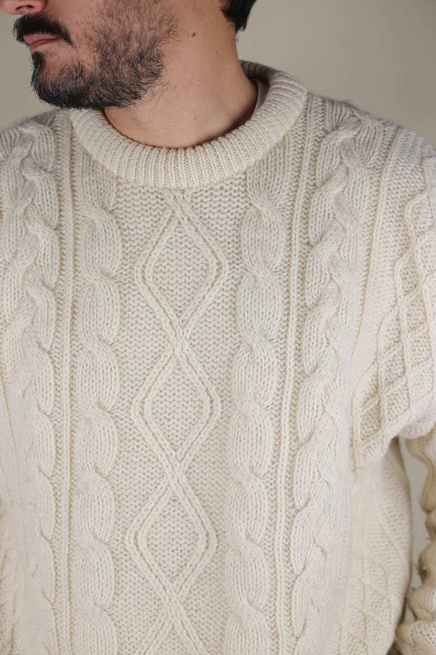 ARAN JUMPER  - XL -