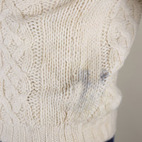 ARAN JUMPER - L -